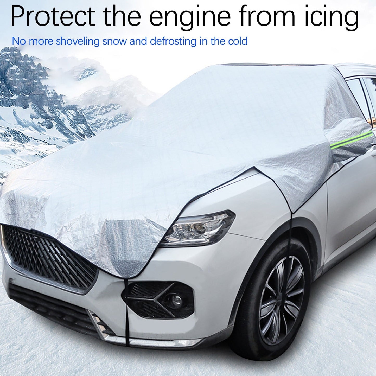 Versatile TUTUnaumb New Hot Sale Vehicle Mounted Winter Snow Proof Car Cover Snow Proof Car Clothes Windshield Cover Snow Proof Coverfor Home Household-White