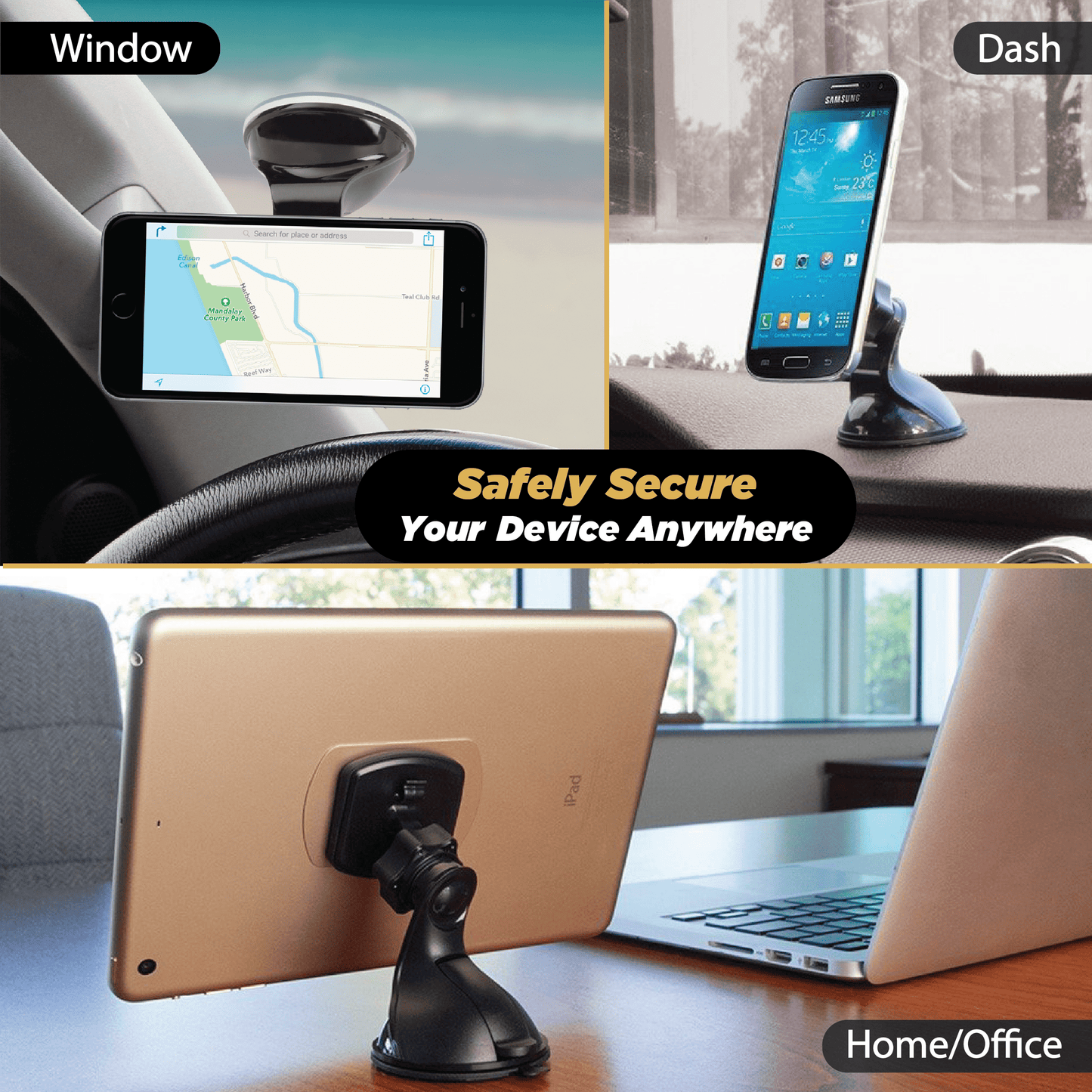 Versatile Scosche Magwsm-sp1 Magic Mount Magnetic Dash/Window Suction Mount for Mobile Devices Adjustable 360