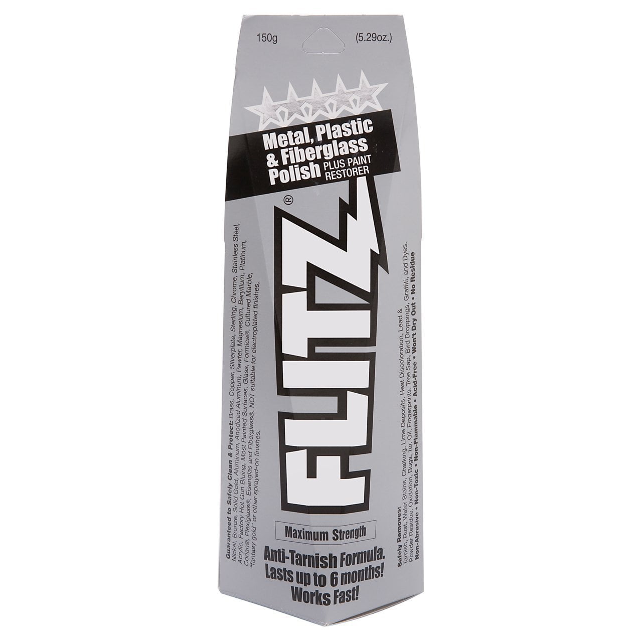 Versatile Flitz BU-03515 Blue Metal, Plastic and Fiberglass Polish Paste - 5.29 oz