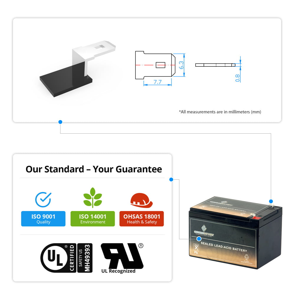 Versatile Chrome Battery 2 X New 12 Volts 12Ah Sealed Lead Acid Battery for Ebike Electric Scooter Battery