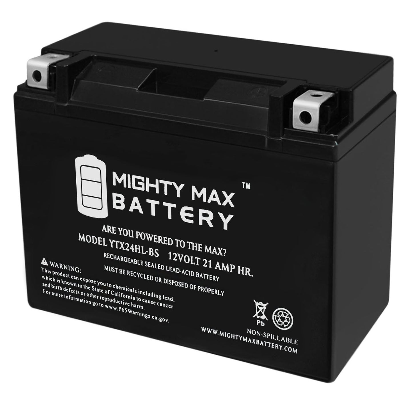 Versatile YTX24HL-BS Battery for Harley FL Honda Goldwing Yamaha Indian