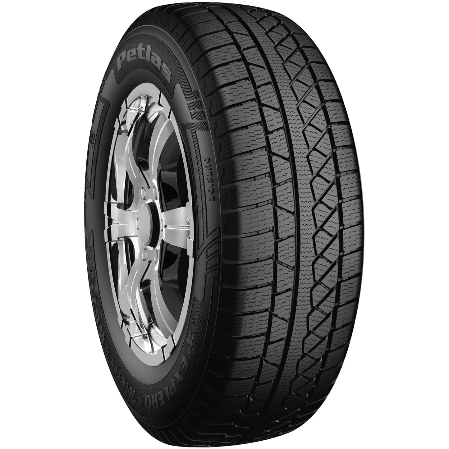 Versatile Petlas Explero Winter W671 225/60R17 103V XL (Studless) Snow Tire Fits: 2018-23 Subaru Crosstrek Convenience, 2019-21 Jeep Cherokee Latitude Plus