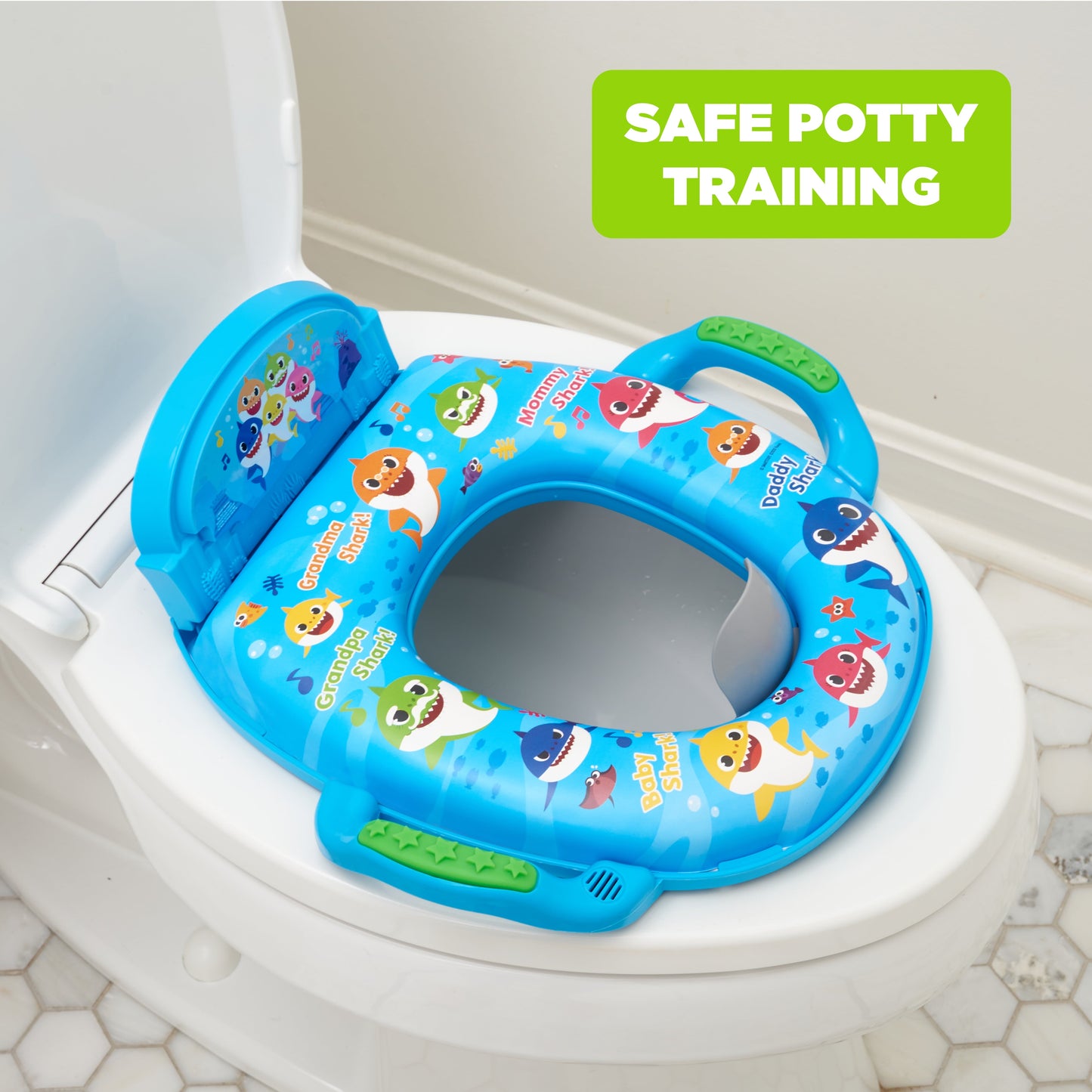 Versatile Baby Shark "Fintastic" Deluxe Potty Seat with Sound