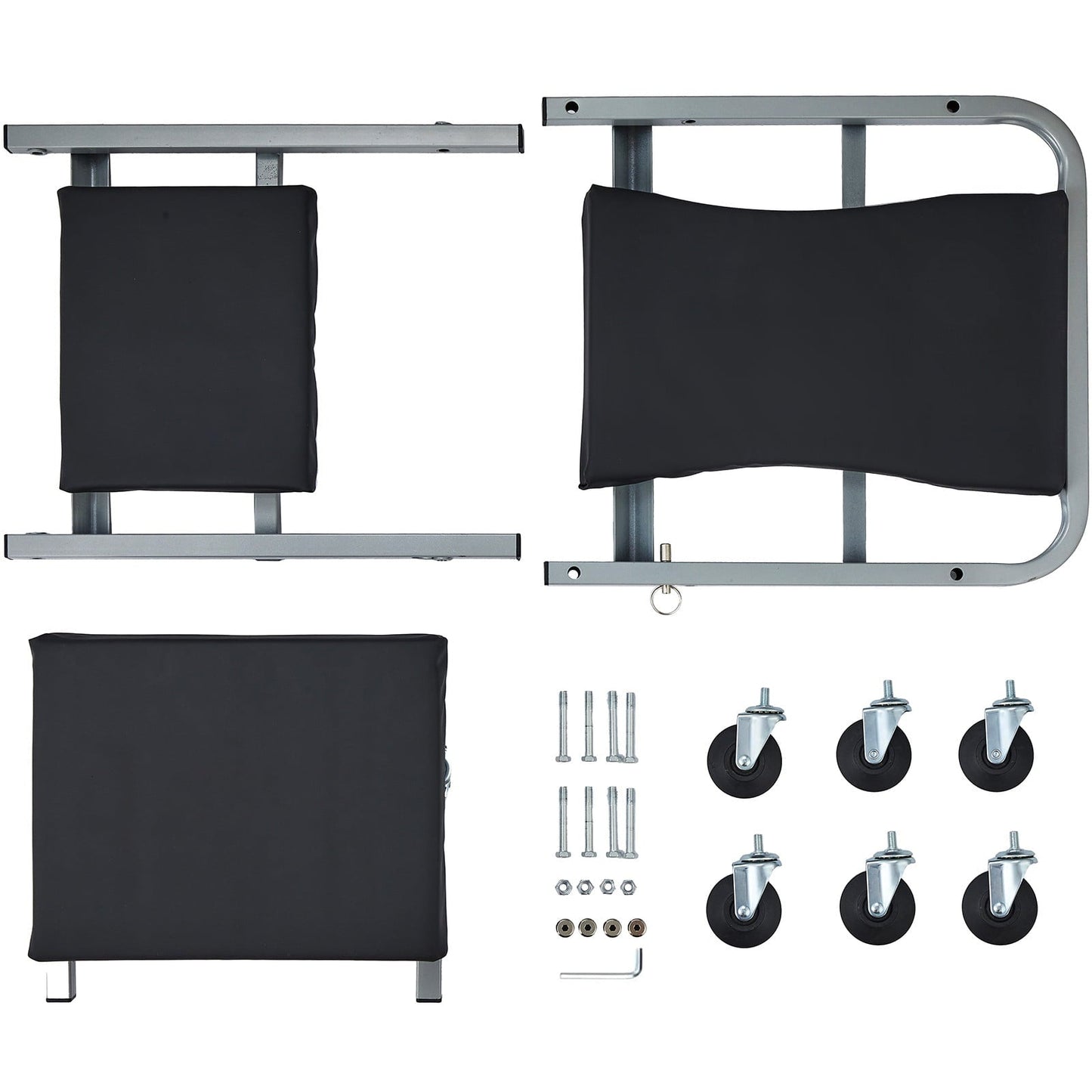 Versatile BENTISM 36'' 2 in 1 Z Creeper 300LBS Mechanic Rolling Garage/Shop Seat Low Profile Stool for Auto Repair