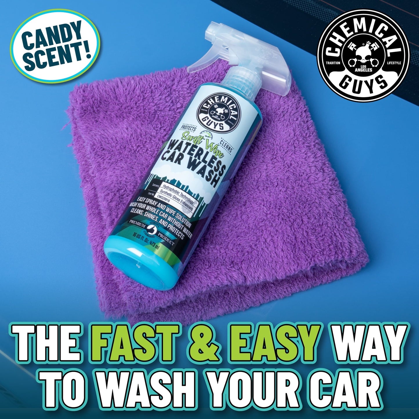 Classic Chemical Guys CWS20916 Swift Wipe Sprayable Waterless Car Wash 16 oz