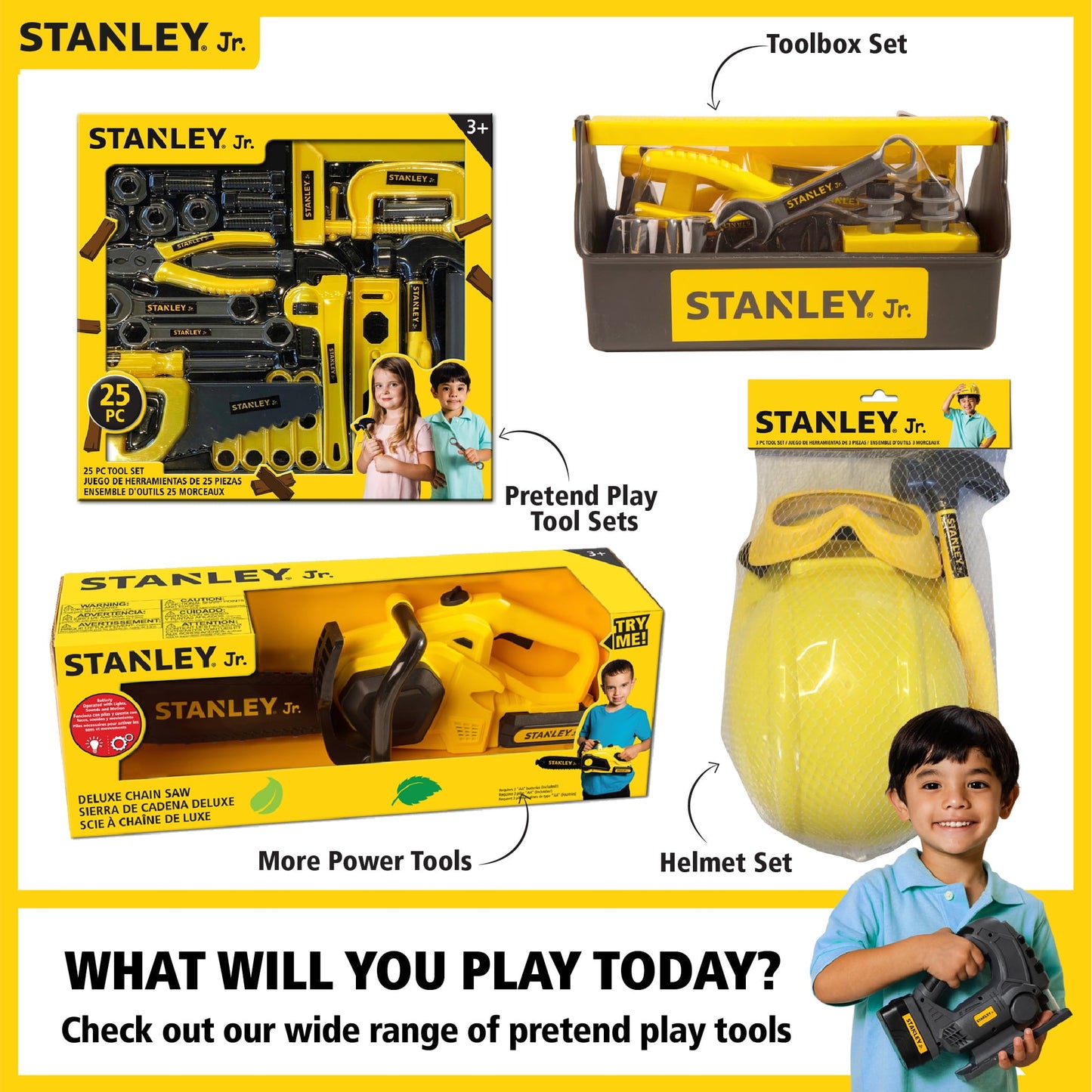 Versatile STANLEY Jr Jigsaw Toy â Carpentry Role Play For Kids â Enhance Hand And Eye Coordination â Power Tool