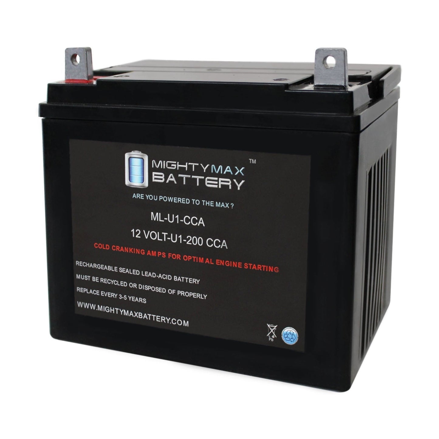 Versatile ML-U1 12V 200CCA Battery for Husqvarna LR110 Lawn Tractor Mower