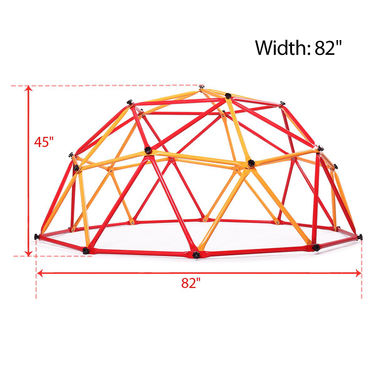 Classic MOCA Jungle Gym Geometric Climbing Dome, Outdoor Toys for Kids Ages 3-8, Toddler Backyard Play Equipment , Playground Climber Equipment for Indoor Outside