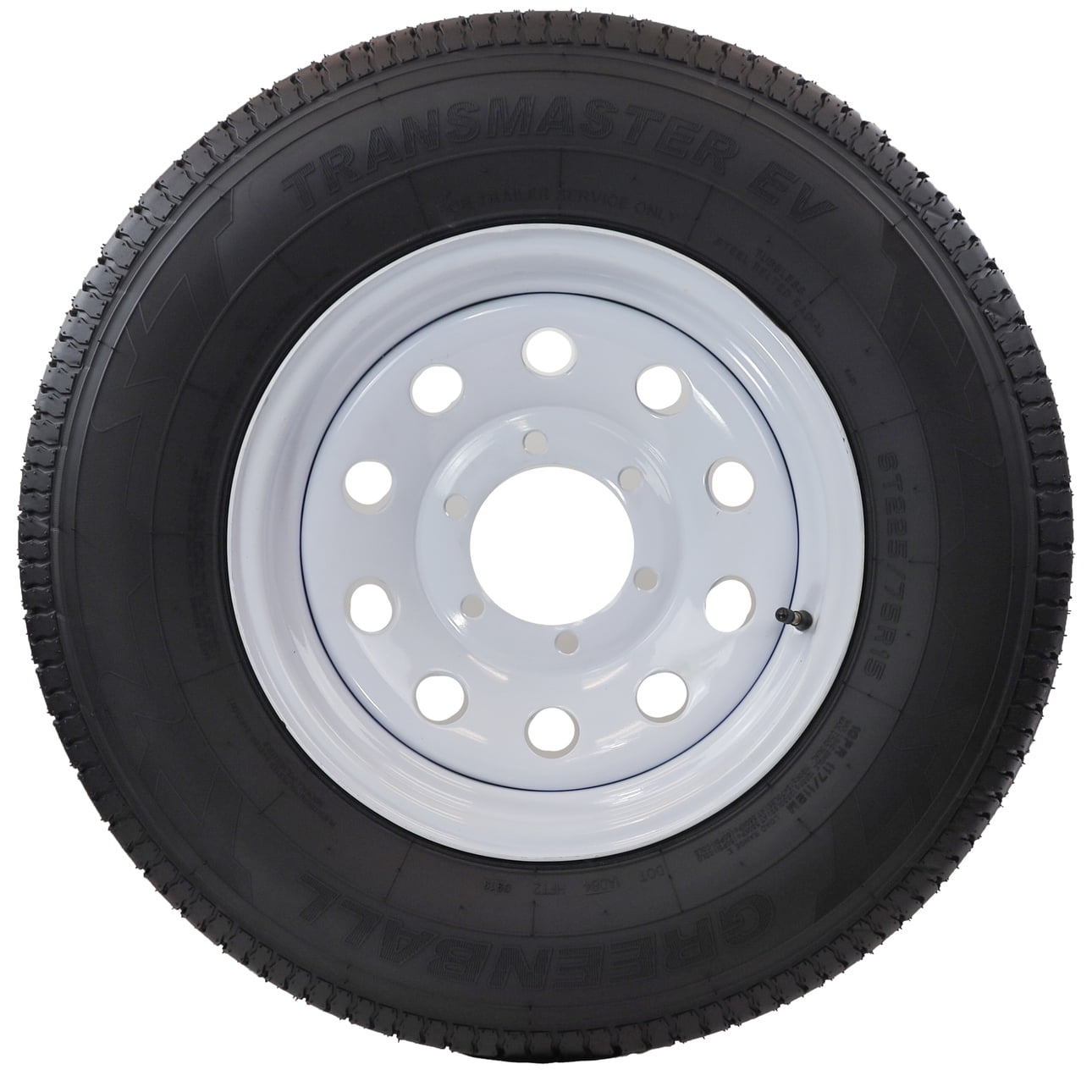 Classic Greenball Transmaster EV ST175/80R13 LRC Hi-Speed Special Trailer Radial Tire (Tire Only)