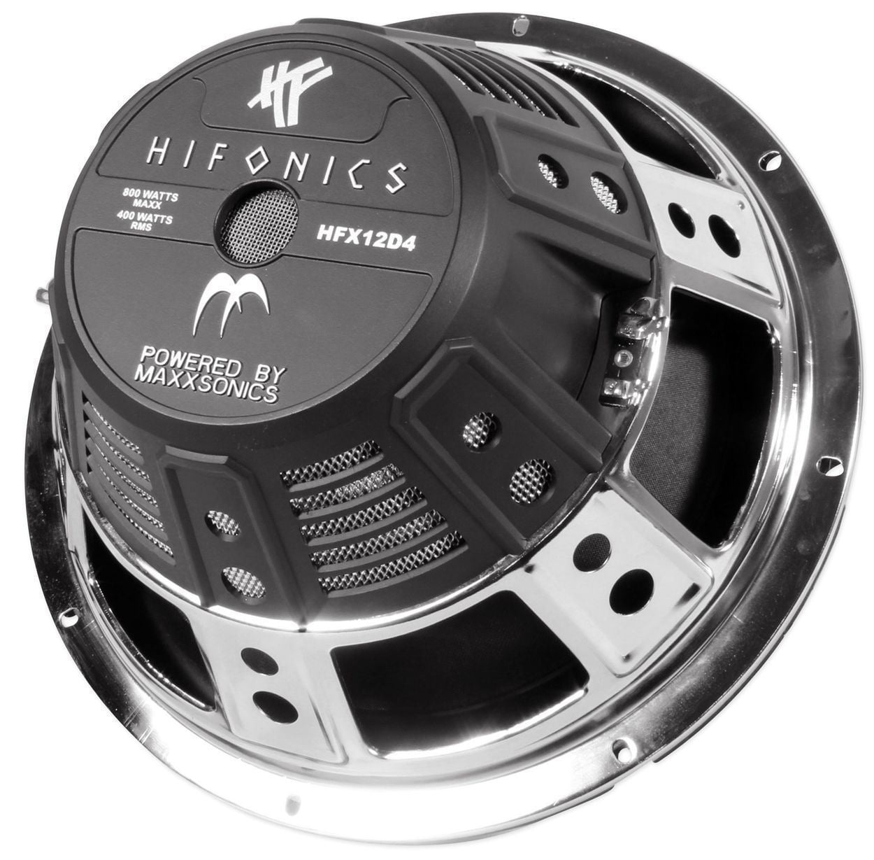 Classic Pair of Hifonics HFX12D4 HF Series 12" 800 Watt DVC 4 Ohm Car Subwoofers Bundle