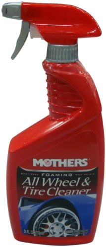 Versatile Mothers Polish 5924 24 Ounce Bottle of Foaming Automobile Wheel & Tire Cleaner