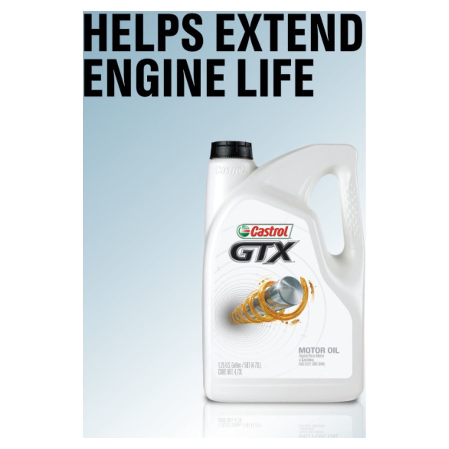 Versatile Castrol GTX 10W-30 Conventional Motor Oil, 5 Quarts