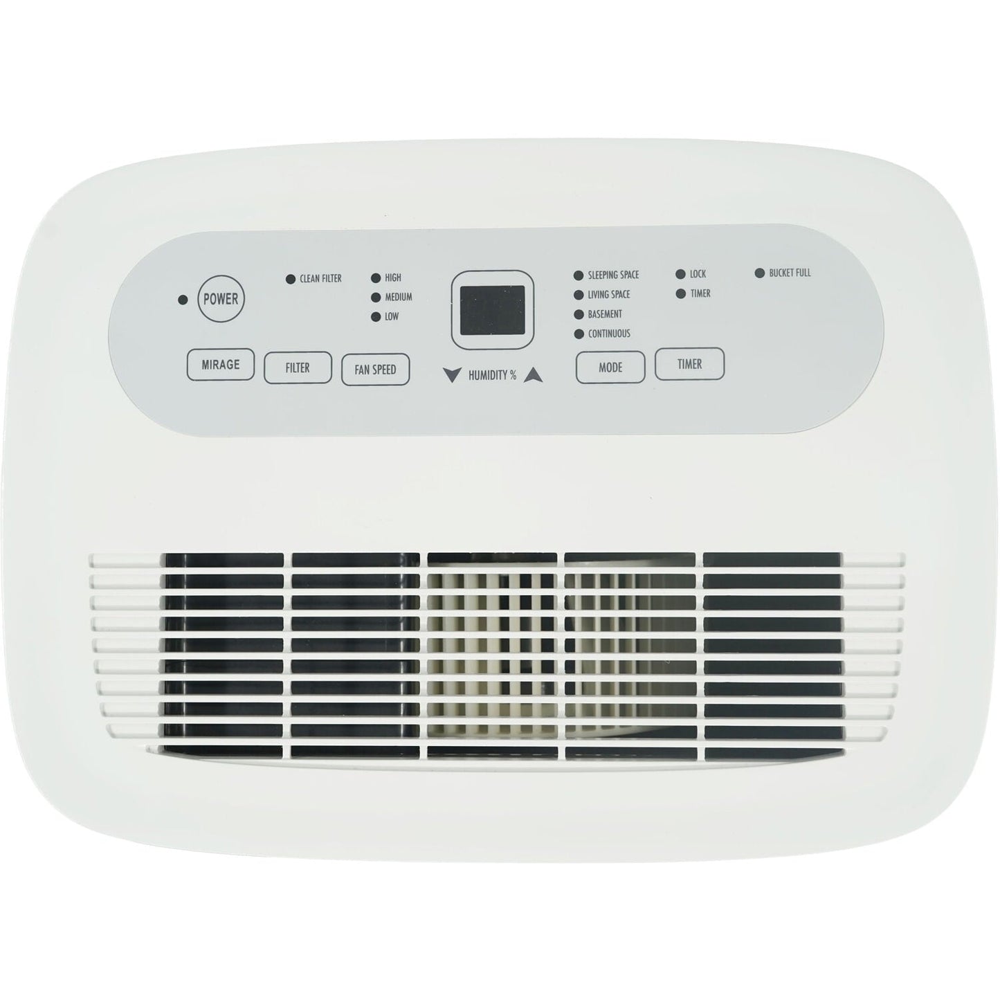 Versatile JHS Energy Star 35 Pint Dehumidifier in White - LED Display, 24H Timer