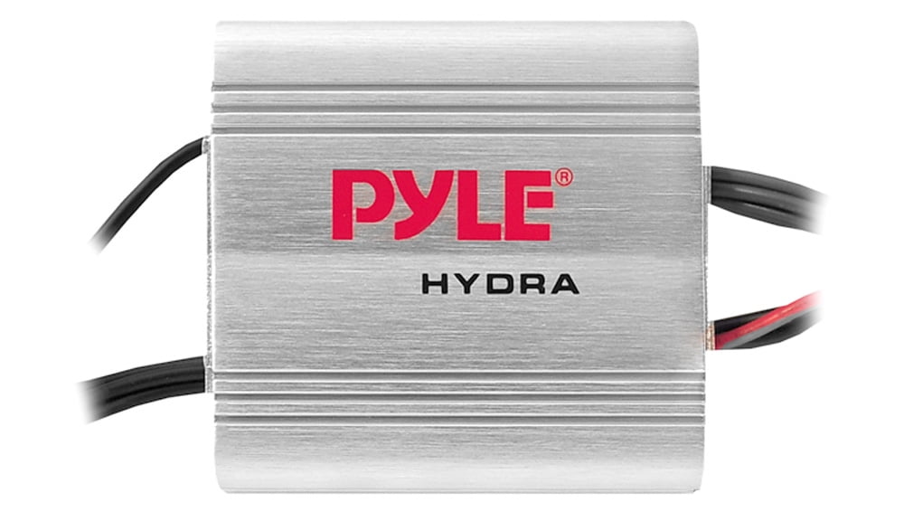 Versatile Pyle PLMRMP1A Waterproof 400 W 2 Channel Marine Power Audio Amplifier for Boats