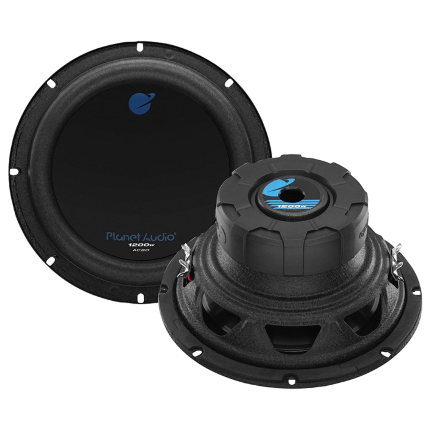 Classic Planet Audio AC8D 8â 1200 Watt Car Subwoofer, Dual 4 Ohm Voice Coil