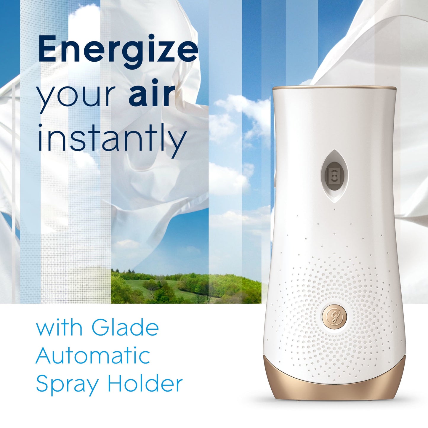 Versatile Glade Automatic Spray Refill, Air Freshener, Clean Linenâ¢, 6.2 oz