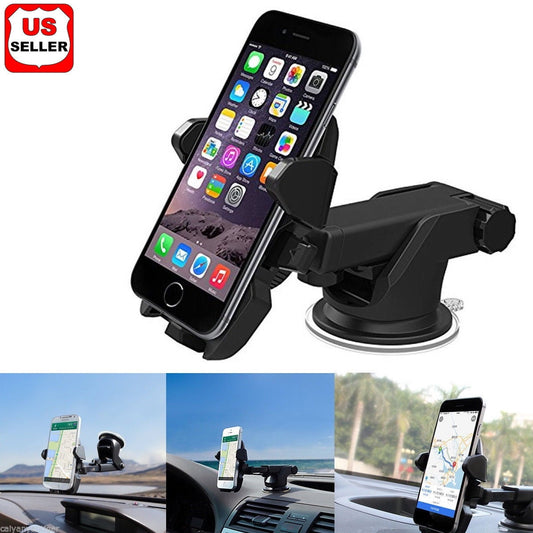 Versatile 360 Universal Car Windshield Mount Stand Holder for iPhone Moblie Phone GPS PDA