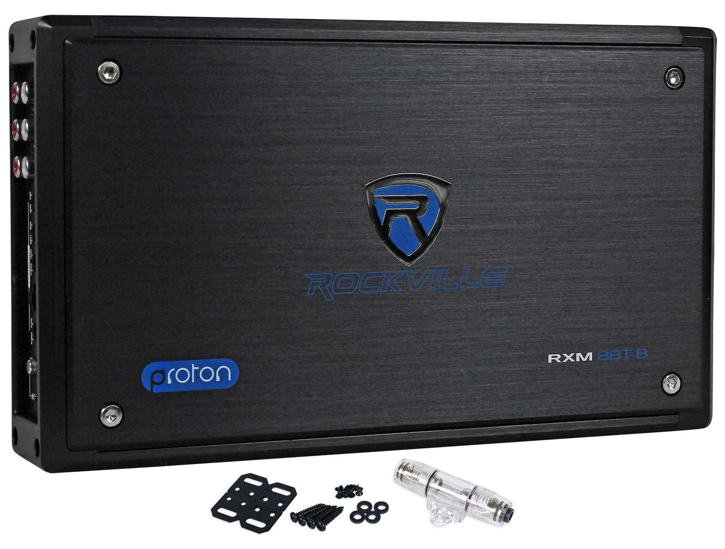 Versatile Rockville RXM8BTB 8 Channel 1500 Watt Bluetooth Car Stereo Amplifier Amp