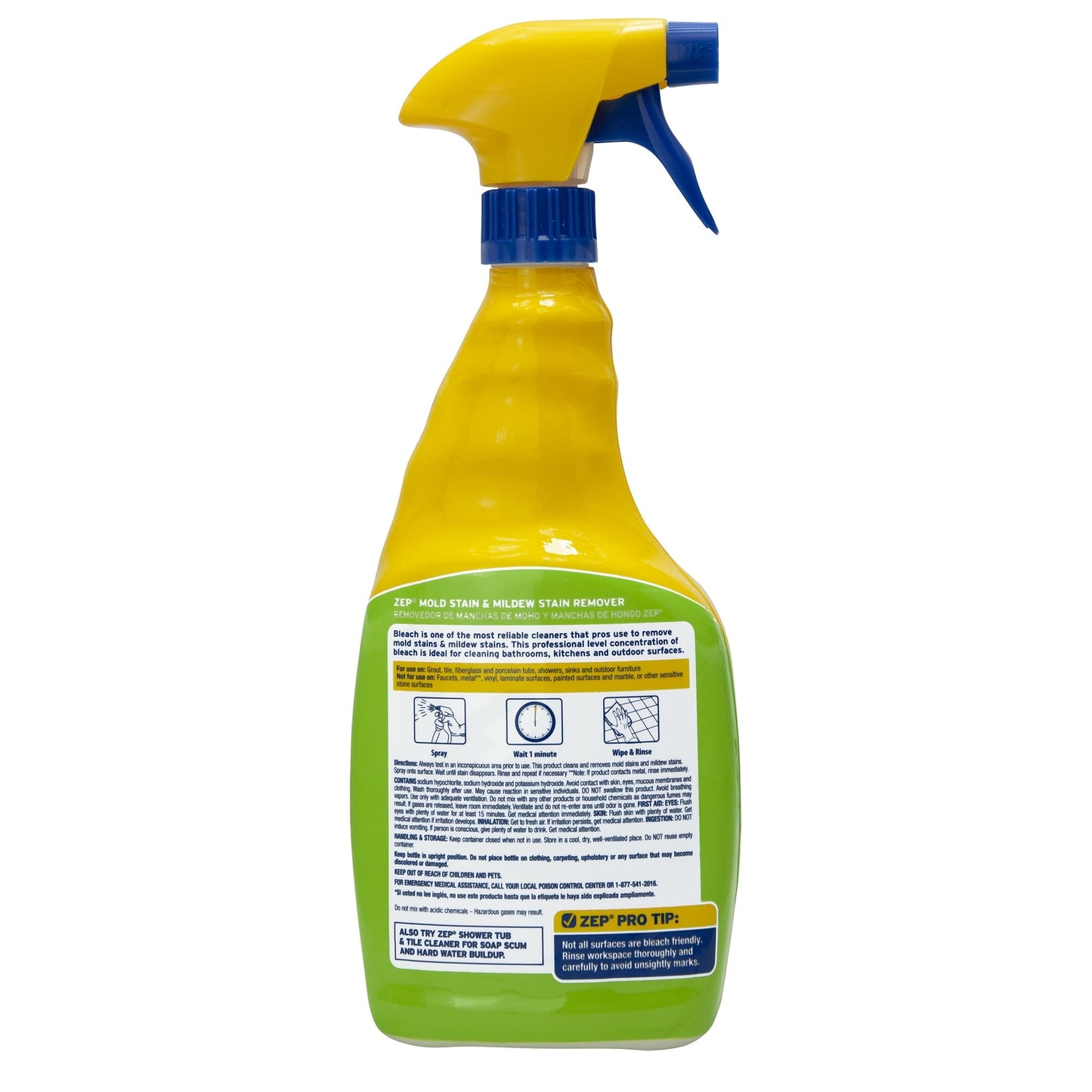 Versatile Zep Mold & Mildew Stain Remover