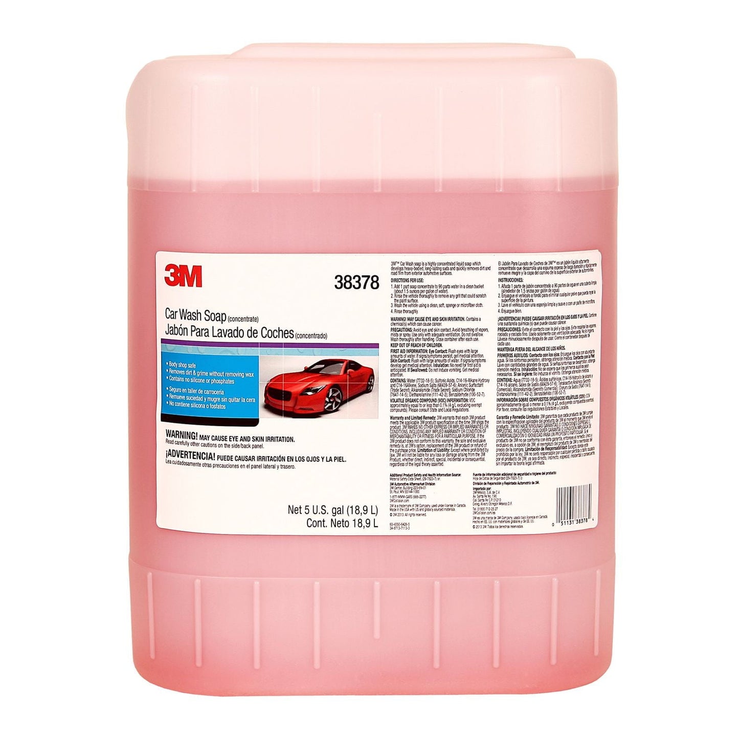 Classic 3m Car Wash Soap, Concentrate  38378