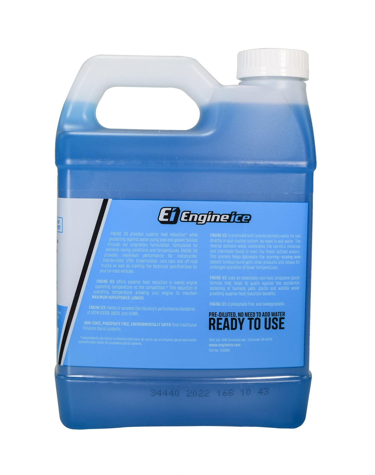 Classic Engine Ice 1/2 Gal Hi-Performance Non-Toxic TYDS008 Coolant 64oz - 3 Pack