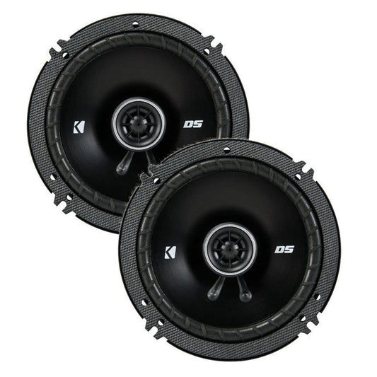 Classic 43DSC6504 KICKER 6.5-Inch (160-165mm) Coaxial Speakers, 4-Ohm