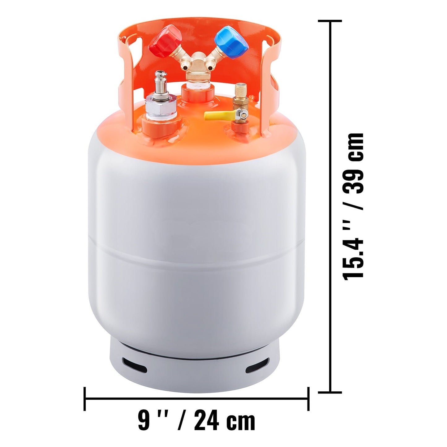 Versatile BENTISM Refrigerant Recovery Reclaim 30lb Cylinder Tank with Floating Switch