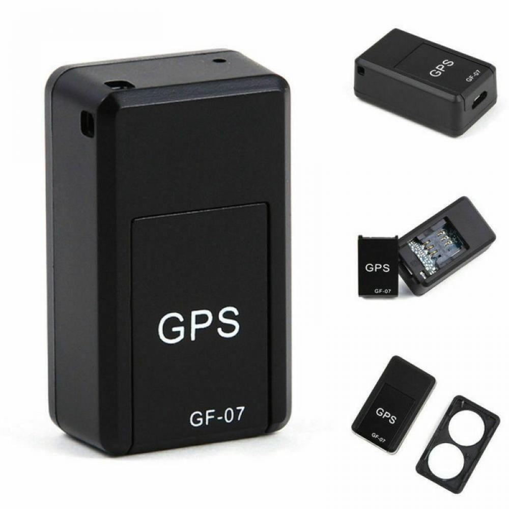 Versatile GPS Tracker, Magnetic Mini GPS Real Time Car Locator, Long Standby Portable Real-Time Positioning Device for Kids Elder Pets (Black)