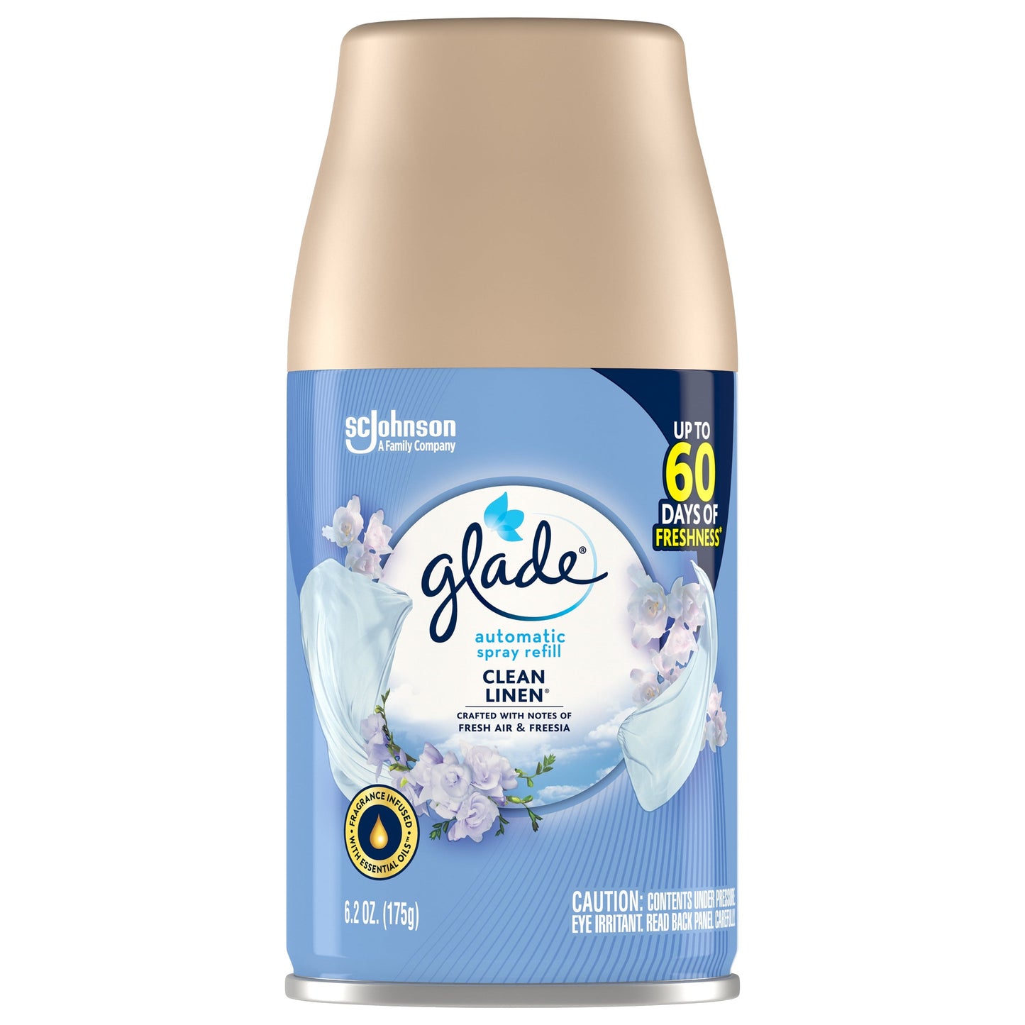 Versatile Glade Automatic Spray Refill, Air Freshener, Clean Linenâ¢, 6.2 oz