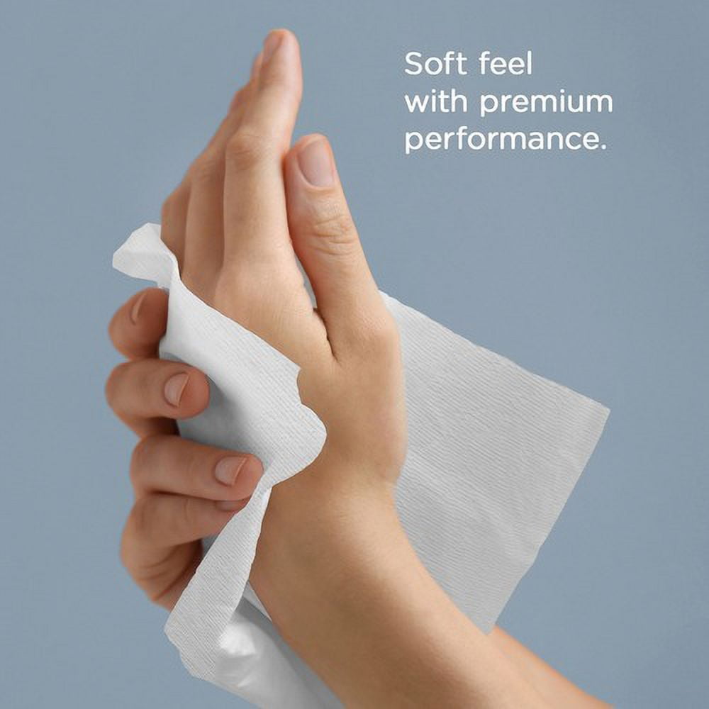 Versatile Scott Hard Roll Towels 8" x 425 ft - White - Paper - Absorbent, Nonperforated - 12 / Carton