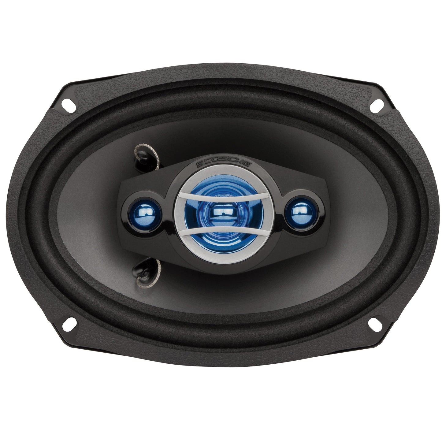 Classic Scosche Hd6904sd 6" x 9"  Multi-Fit HD Coaxial 4-Way 300 Watt Peak Car Stereo Speakers, Set of 2