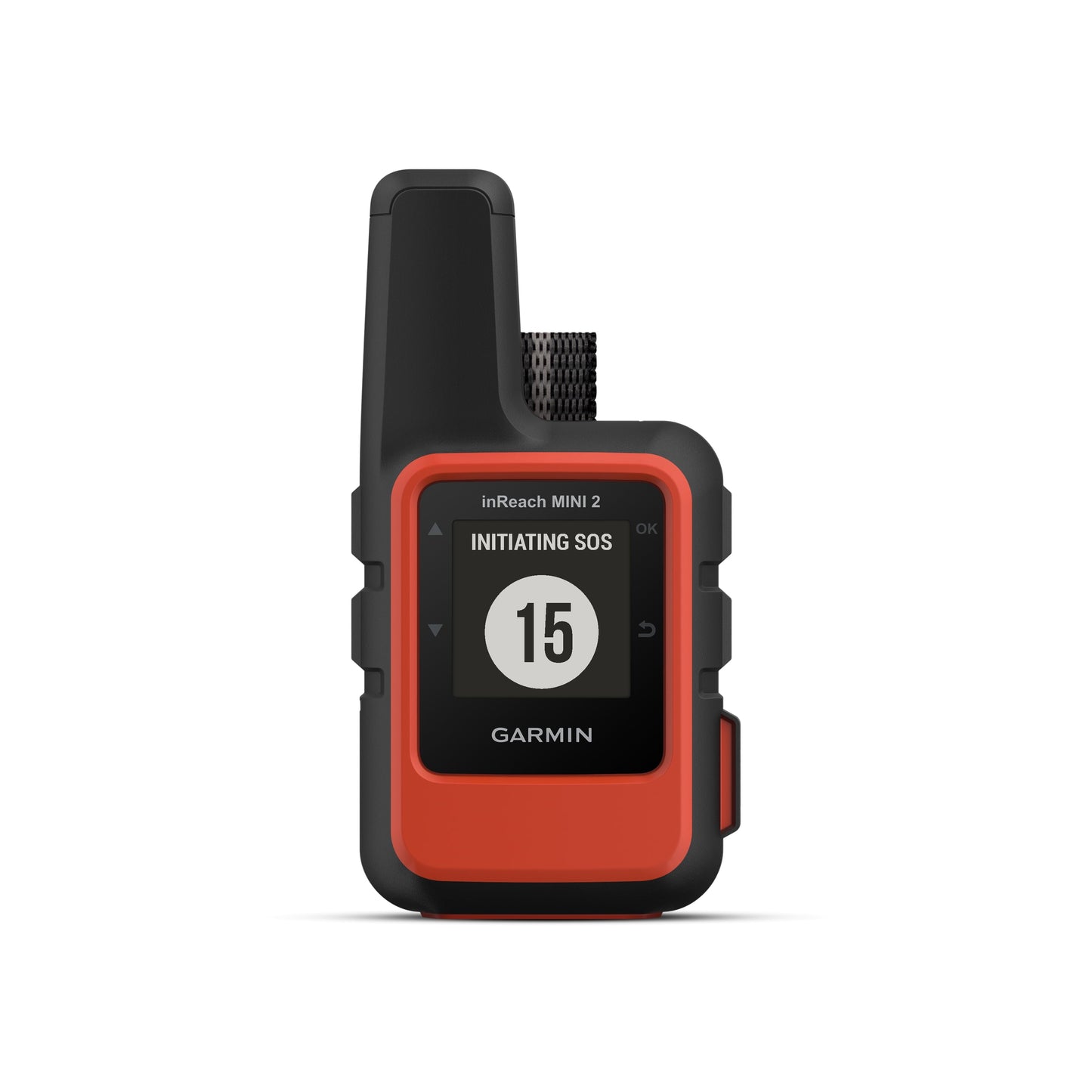 Versatile Garmin inReach Mini 2 Satellite Communicator (Flame Red), Hand-Held, Unisex Adult with Wearable4U Power Pack Bundle