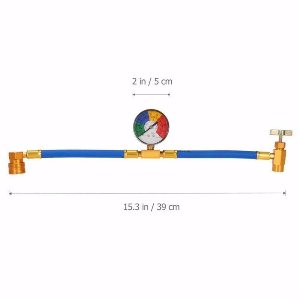 Classic SHENGXINY Car Supplies Clearance Car R134A A/C Air Conditioning Refrigerant Recharge Hoses Tool With Gauge Tube