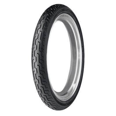 Classic Dunlop Harley-Davidson D402 Front Motorcycle Tire MT90B-16 (72H) Black Wall for Harley-Davidson Road King Custom FLHRS/I 2004-2007