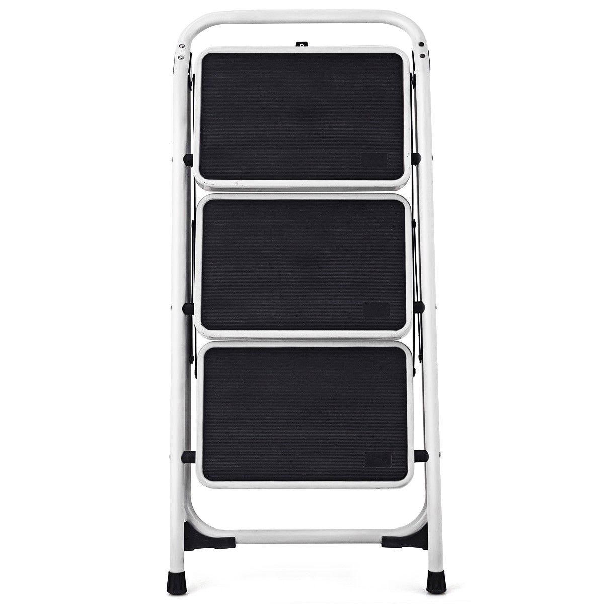 Classic Costway 3 Step Lightweight Ladder HD Platform Foldable Stool 330 LB Cap. Saving Space