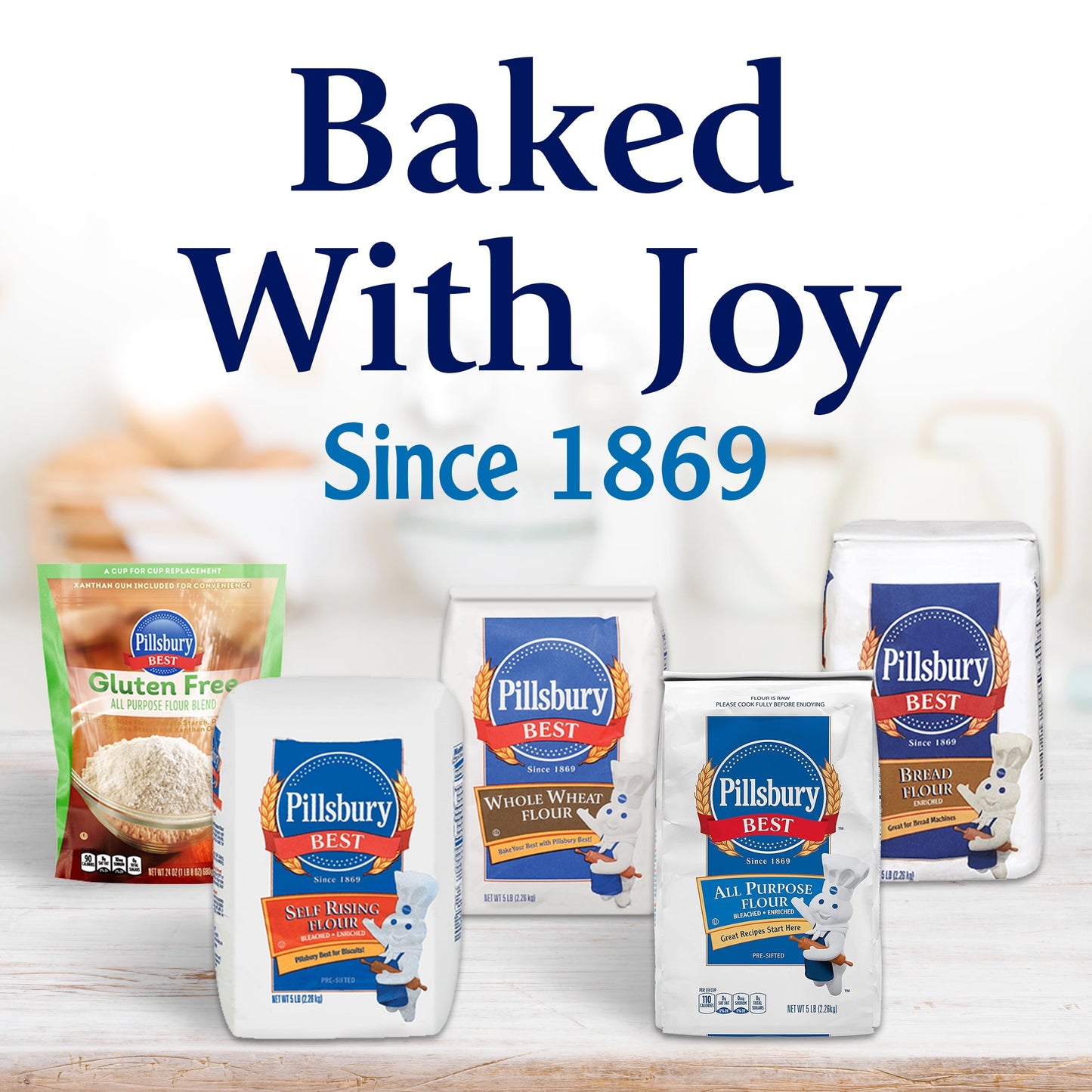 Versatile Pillsbury Best Bread Flour, 5 lb Bag