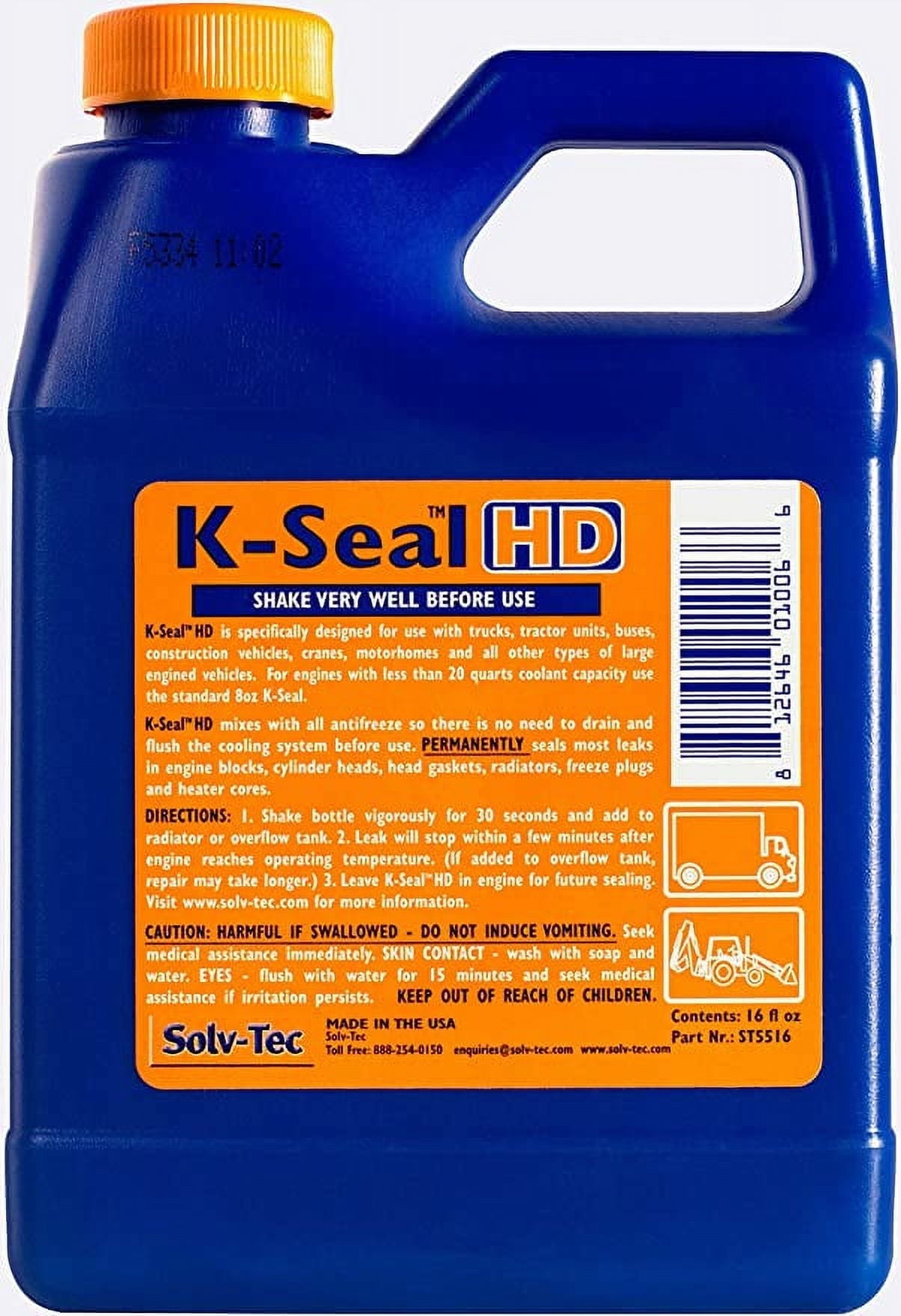 Versatile K-Seal ST5516 Permanent Coolant Leak Repair 16oz.