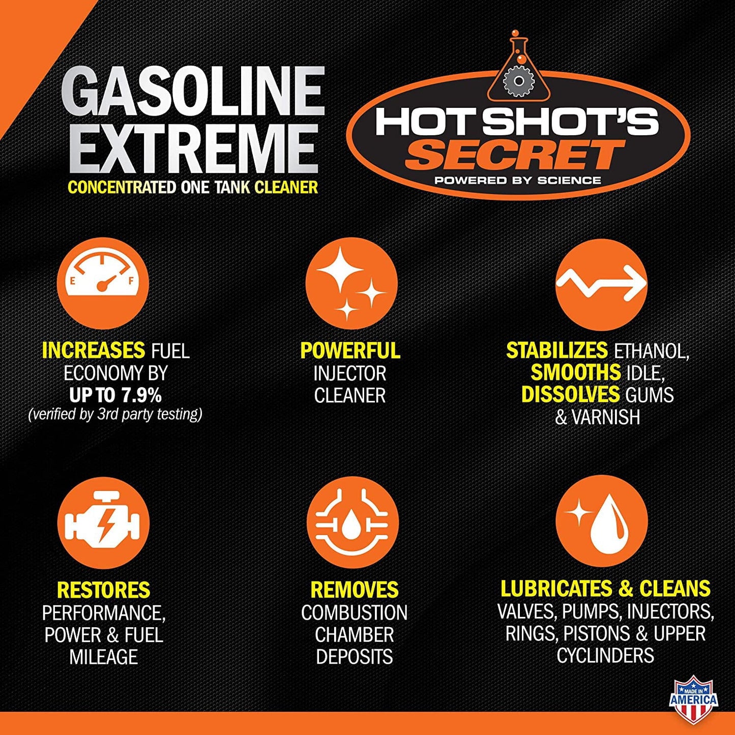 Versatile Hot Shots GE16Z 16 oz Gasoline Extreme Fuel