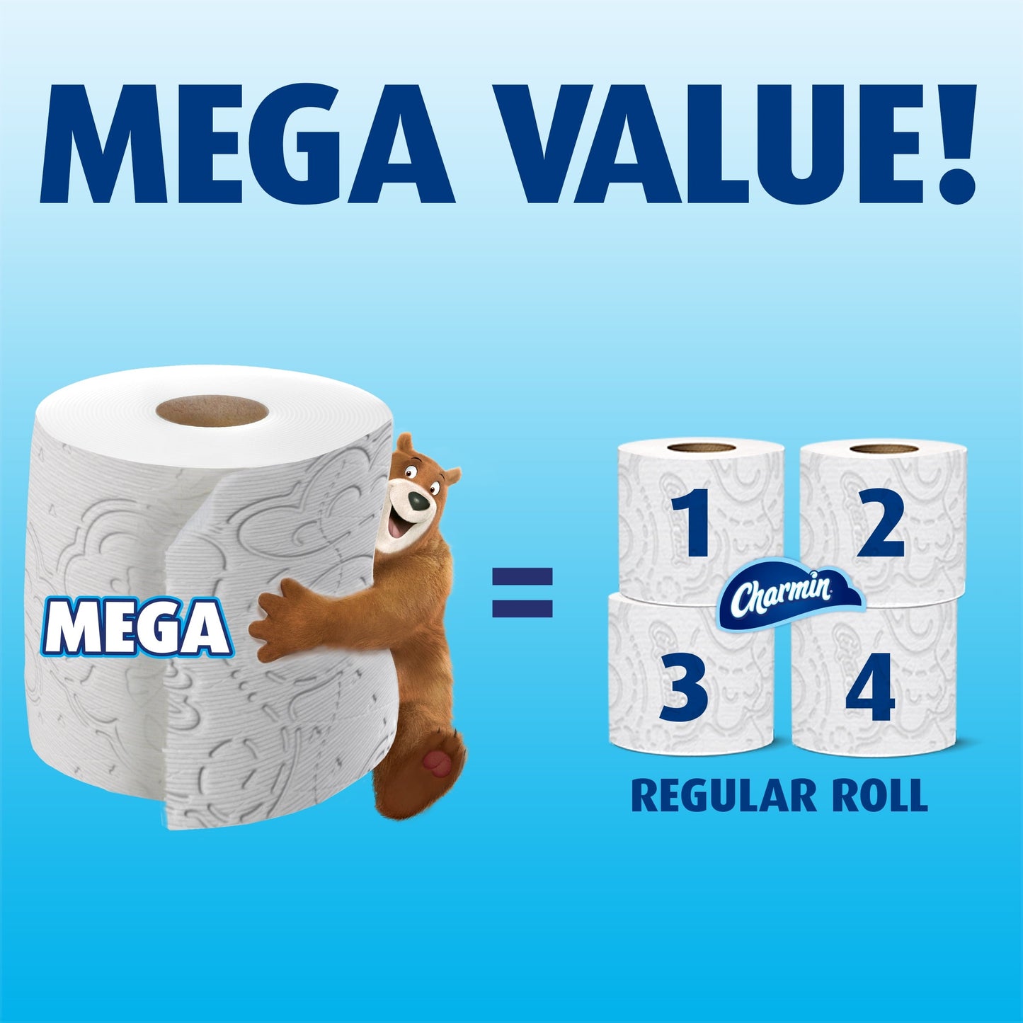 Versatile Charmin Ultra Soft Toilet Paper, 6 Mega Rolls