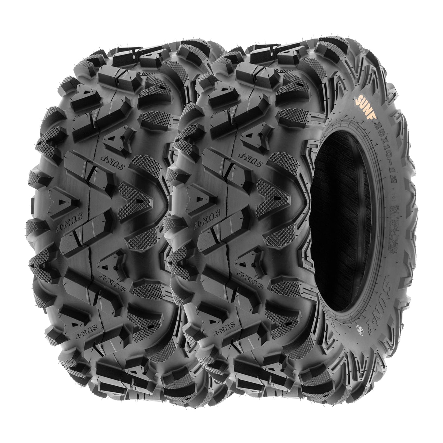 Classic SunF All Terrain ATV UTV Tires 26x8-12 & 26x11-12 6 PR A033 (Complete Full Set of 4)