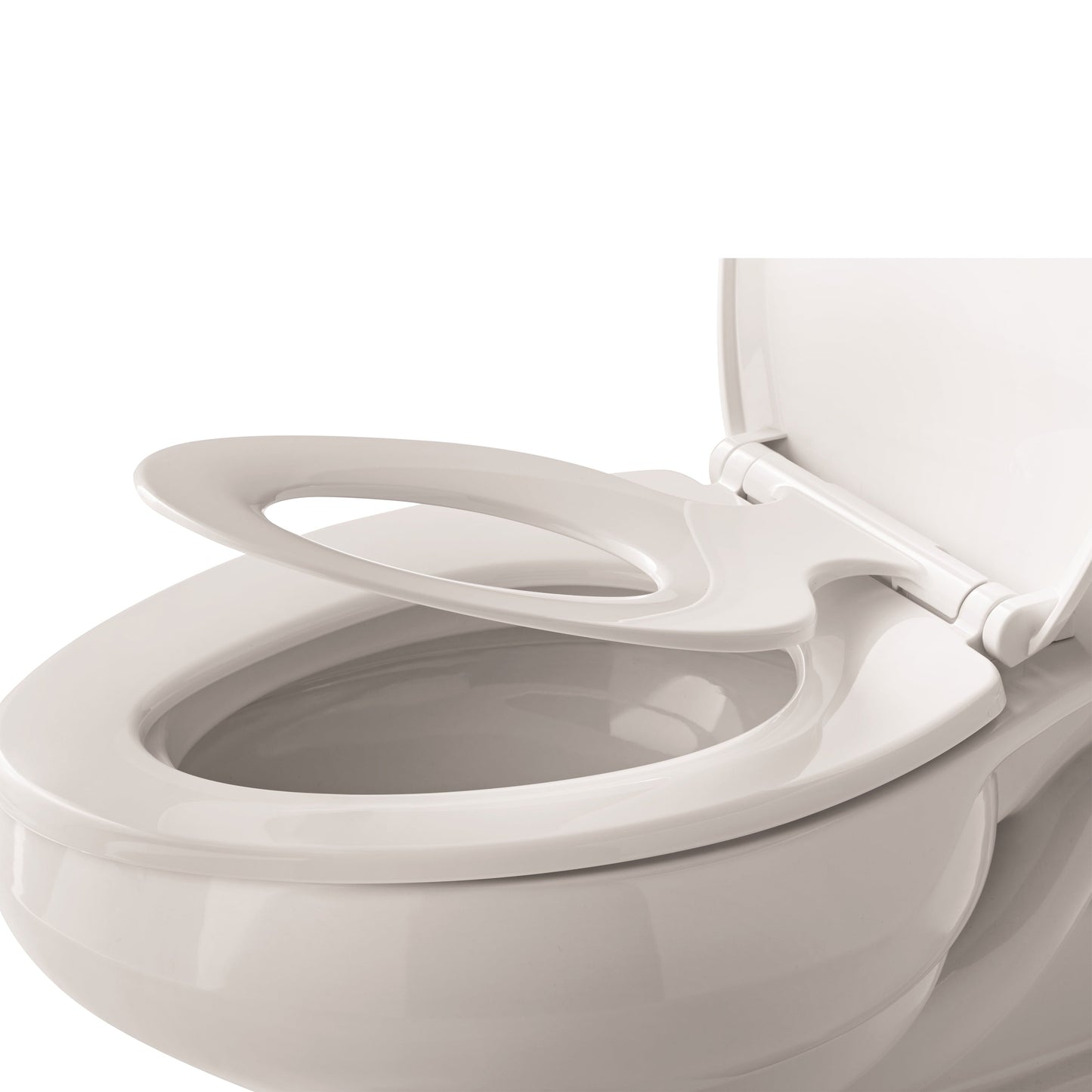 Versatile Mainstays Pp Elongated Toilet Seat W/t Child Seat