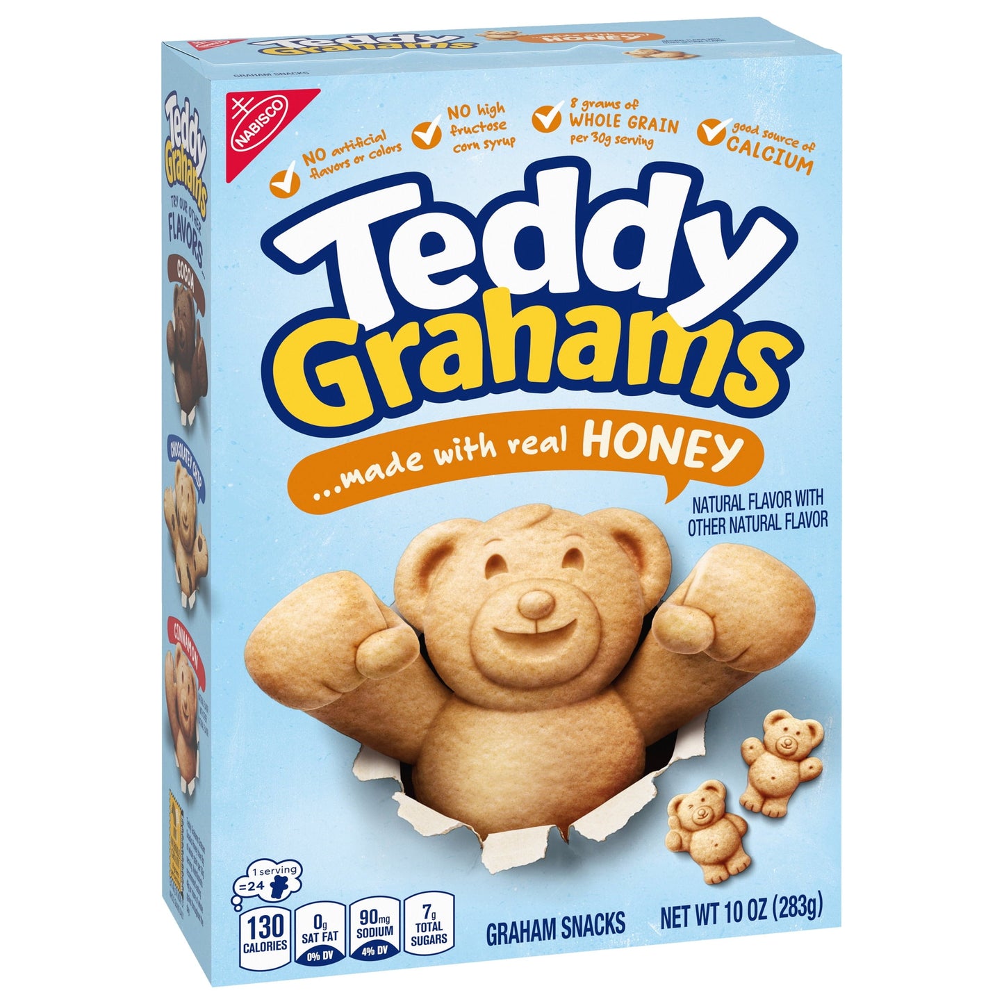 Versatile Teddy Grahams Honey Graham Snacks, 10 oz