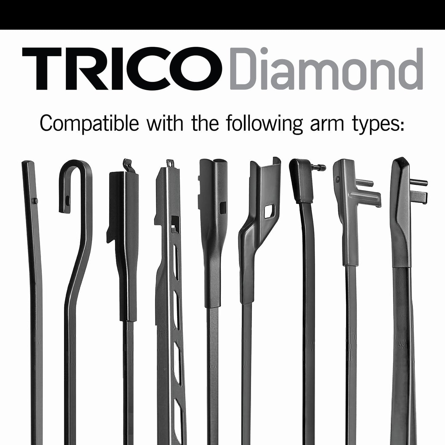 Versatile TRICO Diamond 2 Pack, Two 22" High Performance Replacement Windshield Wiper Blades (25-2222)