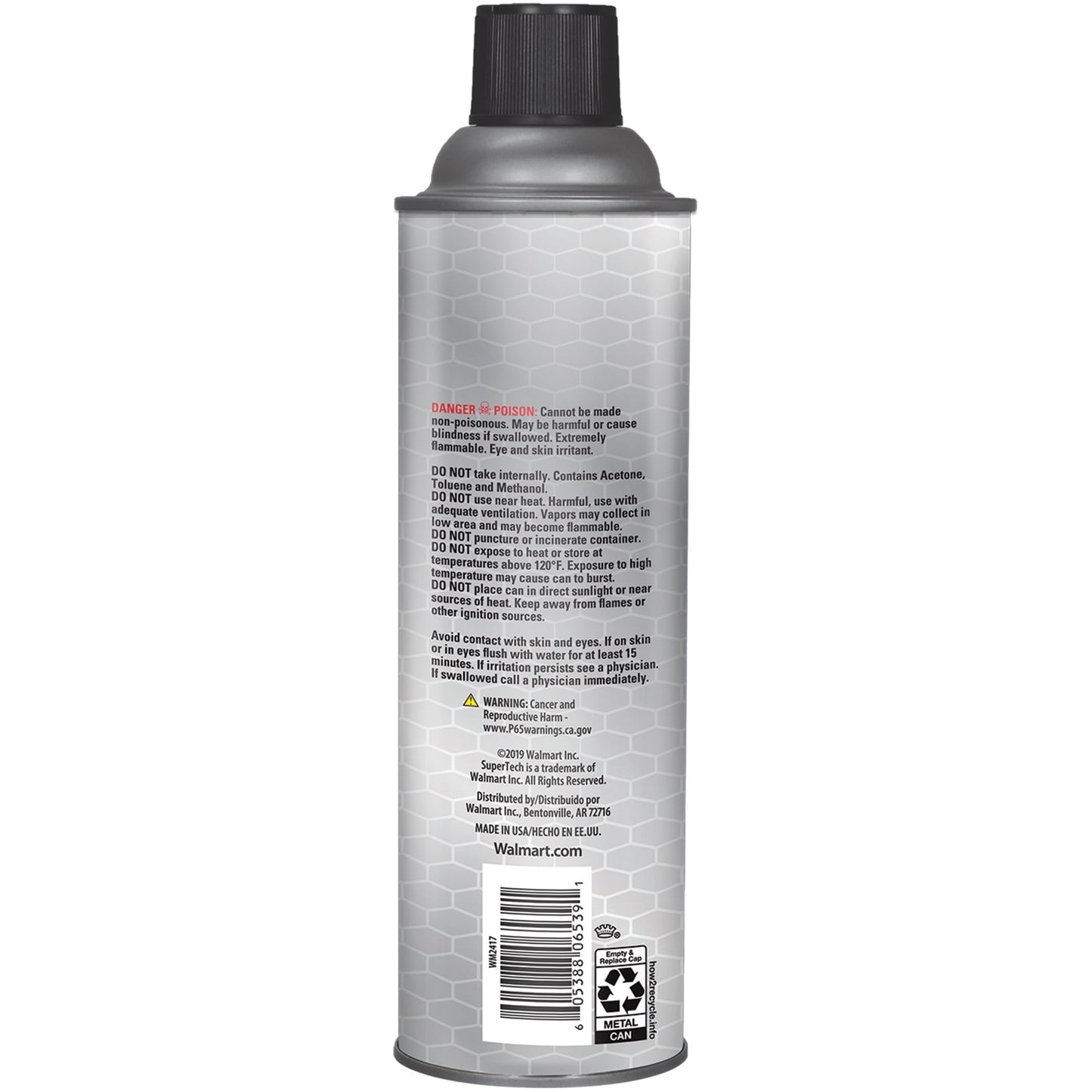 Versatile Super Tech Non-Chlorinated Brake Cleaner, 14 oz (0.906 lb)