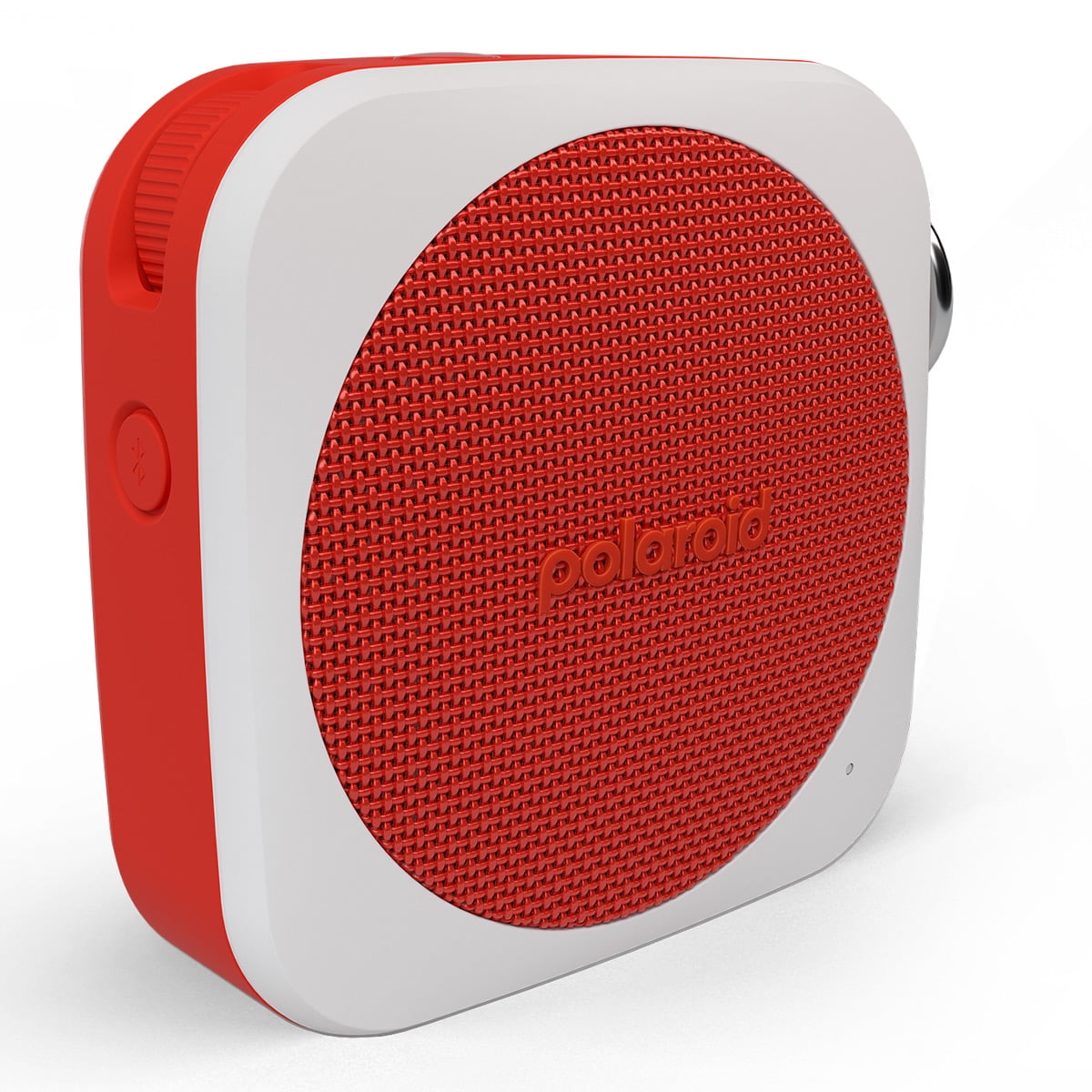 Classic Polaroid P1 Portable Bluetooth Speaker with Carabiner (Red & White)