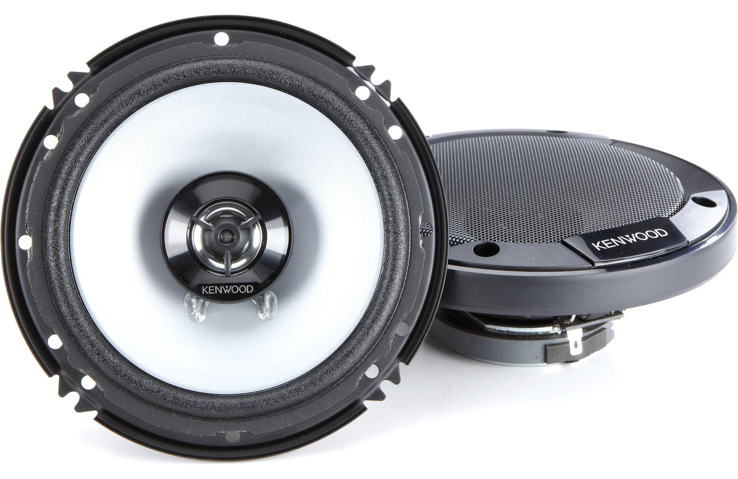 Classic Kenwood KFC-1666S 6.5 Inch 300 Watt 2-Way Car Audio Door Coaxial Speakers (4)