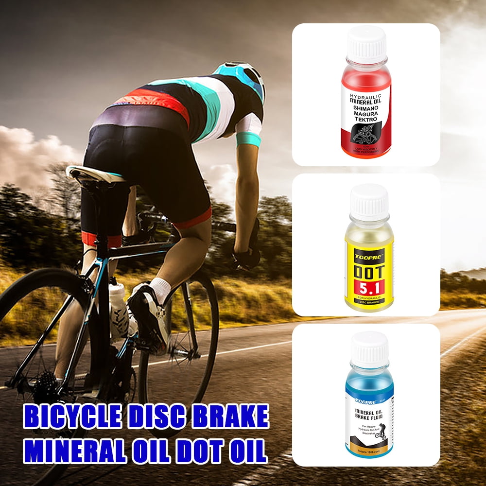 Classic Bicycle Disc Brake Mineral Oil 60Ml Redbicycle Brake Oil Anti-Dry Smooth Mountain Bike Hydraulic Oil Cycling Equipment