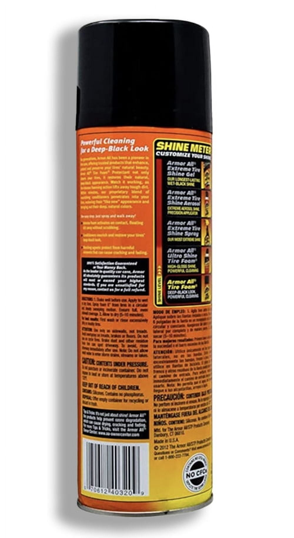 Classic 6 Pack Armor-All 40320 Tire Foam Protectant - 20 oz Aerosol