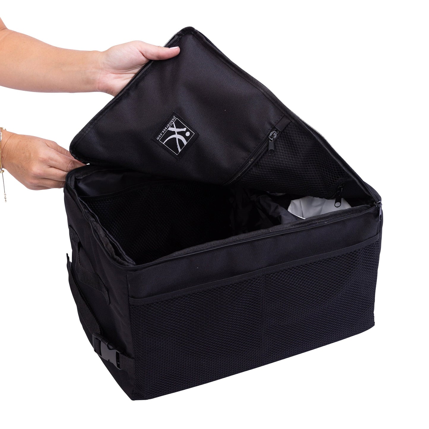 Versatile J.L. Childress Backseat Butler Car Organizer and Storage for Kids of All Ages, Black