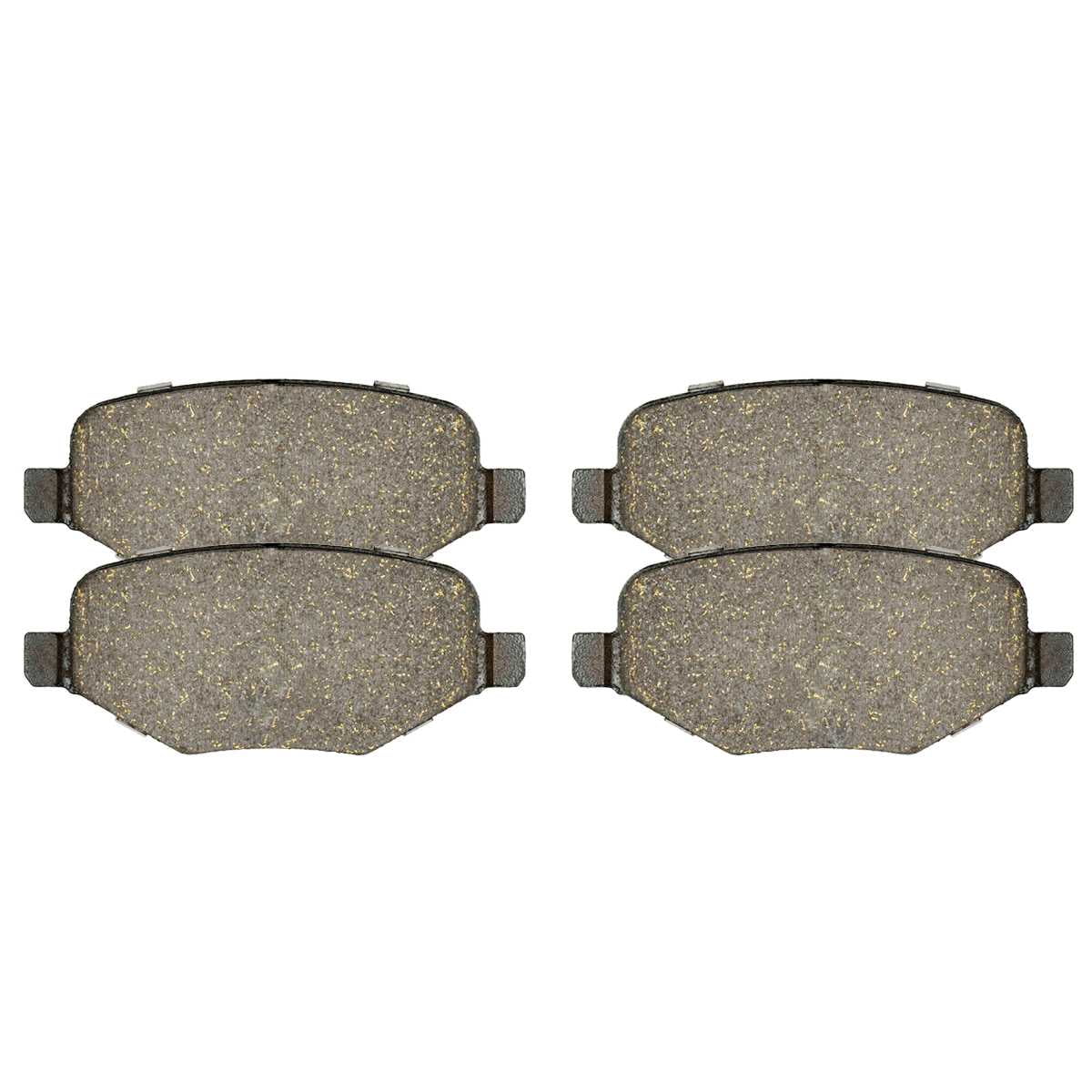 Classic AutoShack Rear Ceramic Brake Pad Kit Driver and Passenger Side Replacement for Lincoln MKX MKS MKT Ford Police Interceptor Utility 2009-2019 Flex 2010-2019 Taurus 2011-2014 Edge 2011-2019 Explorer FWD